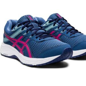 NWT Asics Gel Contend 6 Amplifoam Grand Shark Glow Pink Running Sneakers Shoes 7